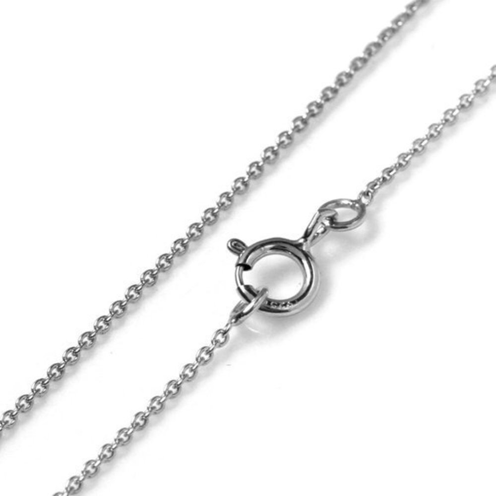 925 AAA Rated 16 Brilliant White CZ's Sterling Heart Necklace NWT - Picture 10 of 10